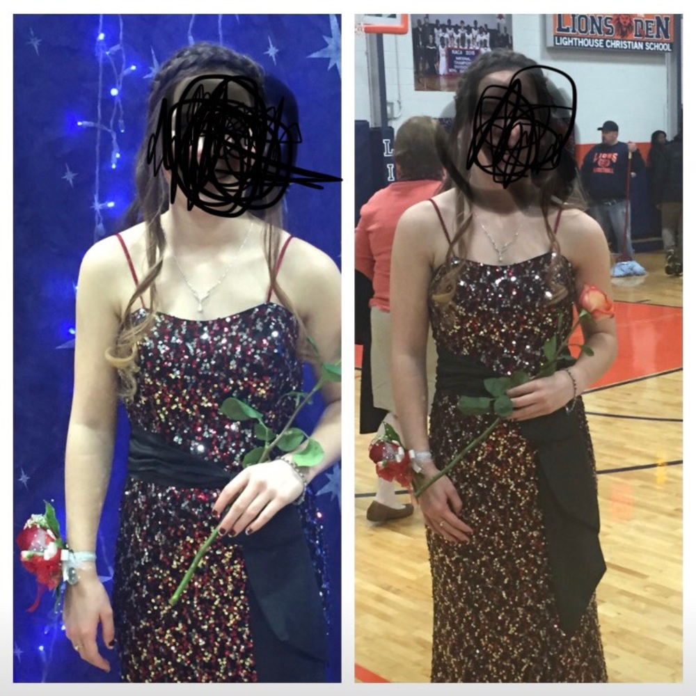 Alyce Paris Sequin Prom Dress